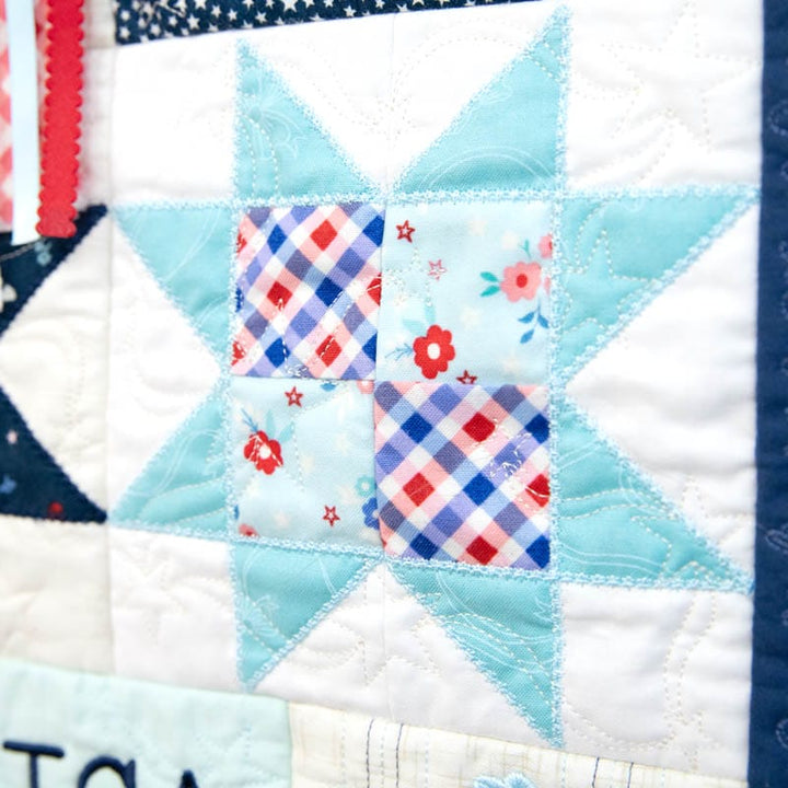 Star-Spangled Beauty Ladder Quilt