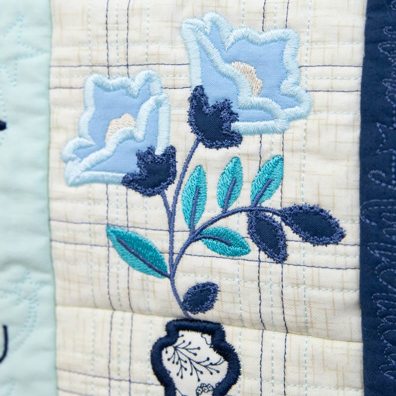 Star-Spangled Beauty Ladder Quilt