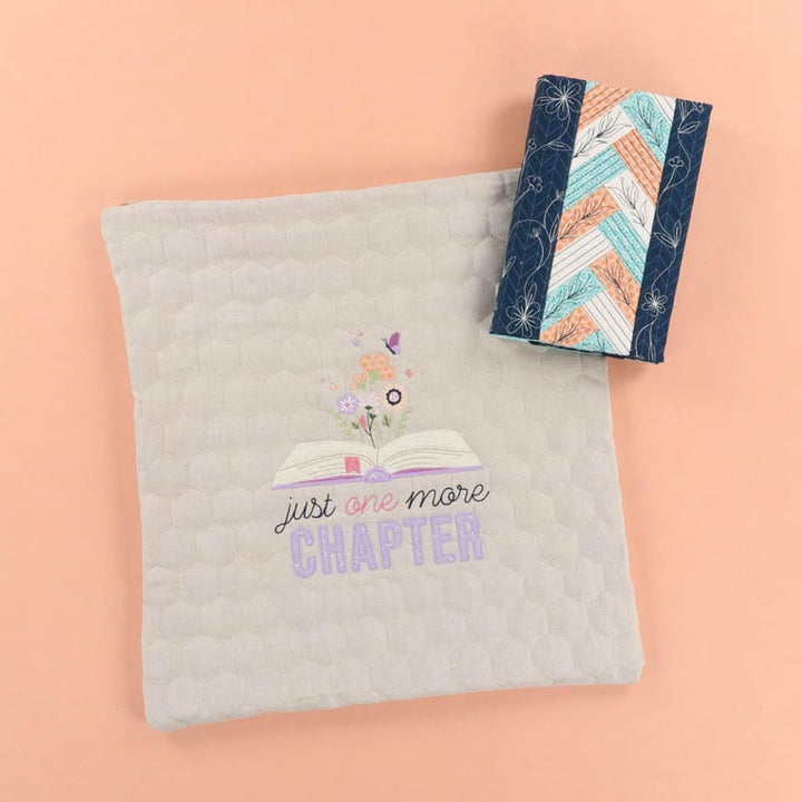 Petals & Prose Book Cover + Bonus Designs - Machine Embroidery Project Kit