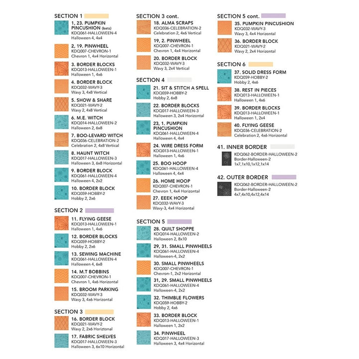 Candy Corn Quilt Shoppe Quilting Bundle