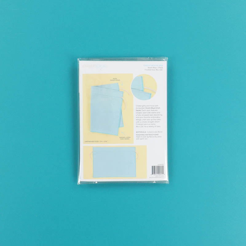 Cinch Sack Storm Blue 2 Pack