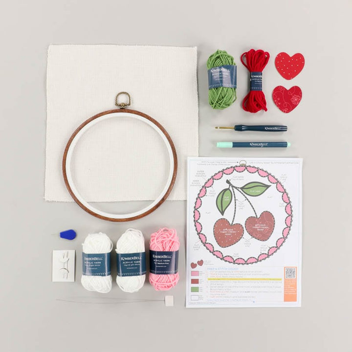 Life is Cherry Sweet - Punch Needle Plus Kit