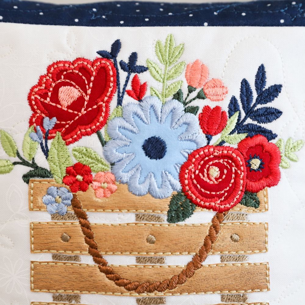 Country Blooms 8x8 Pillow (Digital Download)