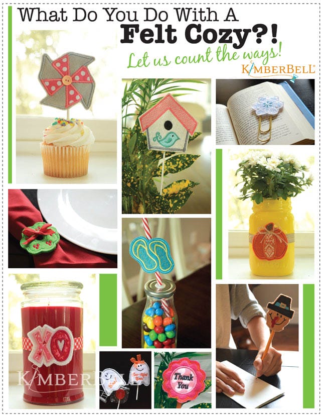 Felt Cozies: Sweet Sentiments