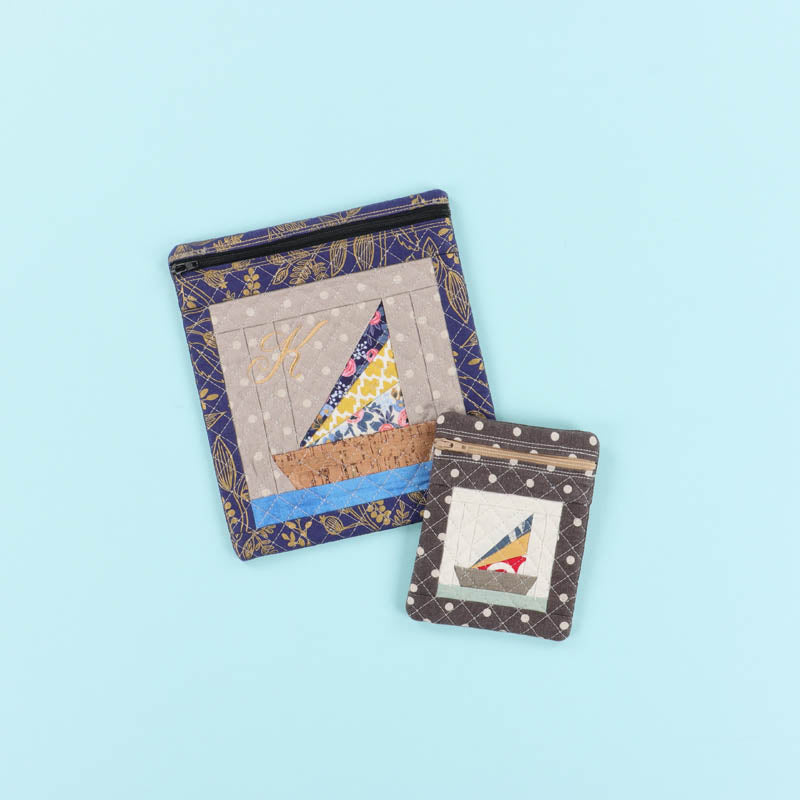 Crossbody Bag Trio, Volume 2: Nautical Collection Machine Embroidery