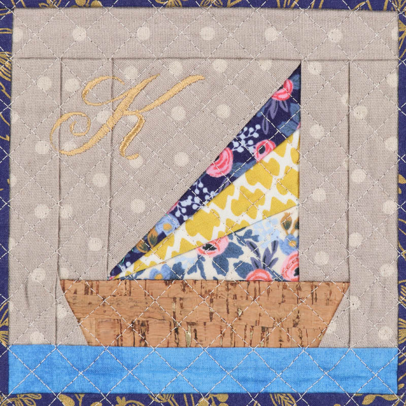 Crossbody Bag Trio, Volume 2: Nautical Collection Machine Embroidery