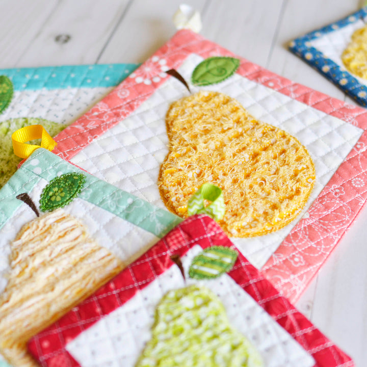 That's So Chenille: Fruit Stand Hot Pads (Digital Download)
