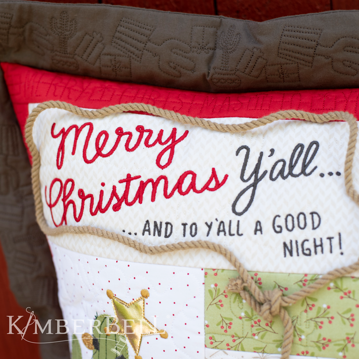 Merry Christmas Y'all 22x22" Pillow