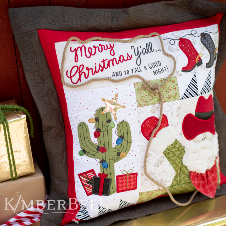 Merry Christmas Y'all 22x22" Pillow