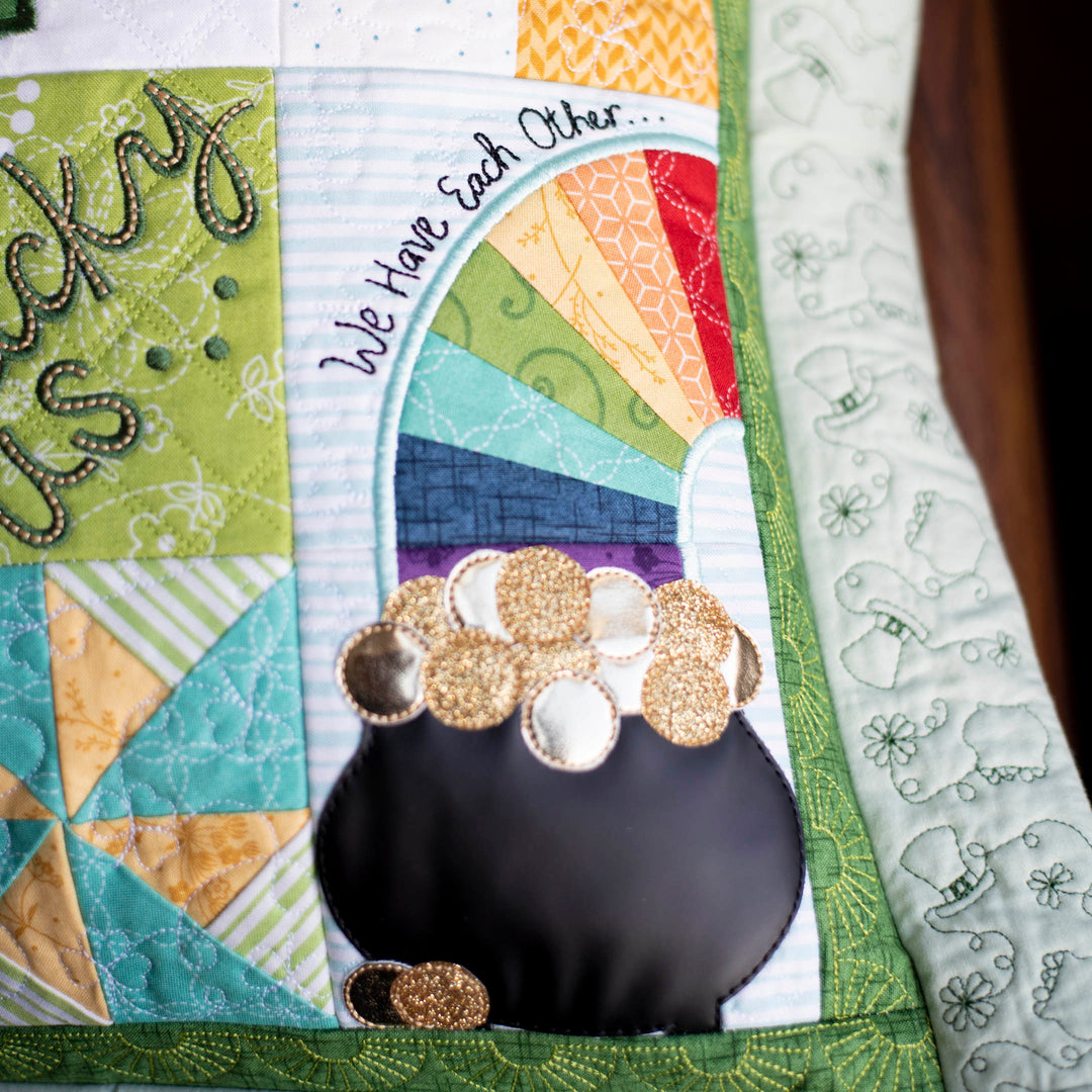 Lucky Us 22 x 22" Pillow (Digital Download)