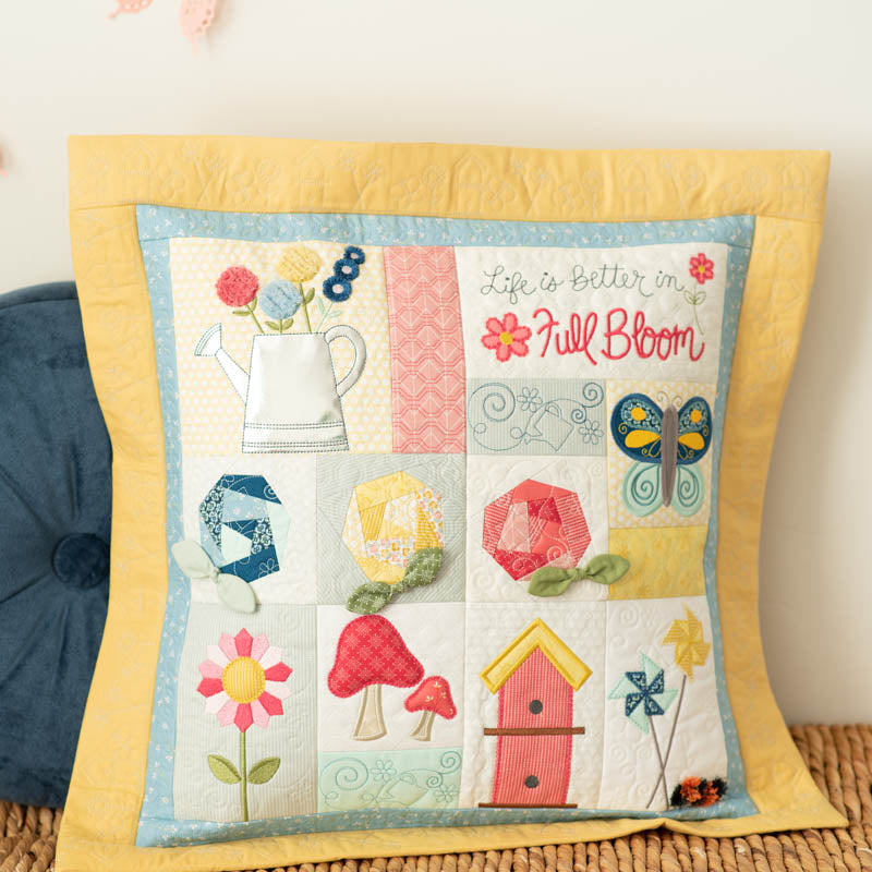 Life is Better in Full Bloom 22 x 22" Pillow