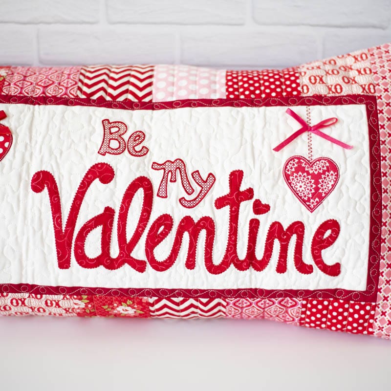 Be My Valentine Bench Pillow (Digital Download)