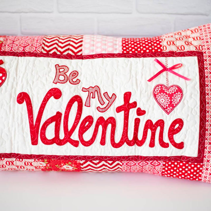Be My Valentine Bench Pillow (Digital Download)