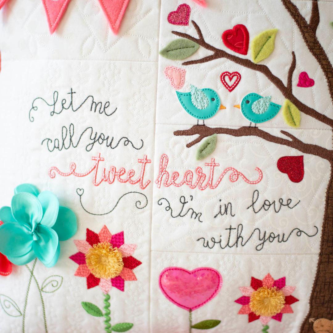 Let Me Call you Tweetheart 22x22" Pillow (Digital Download)