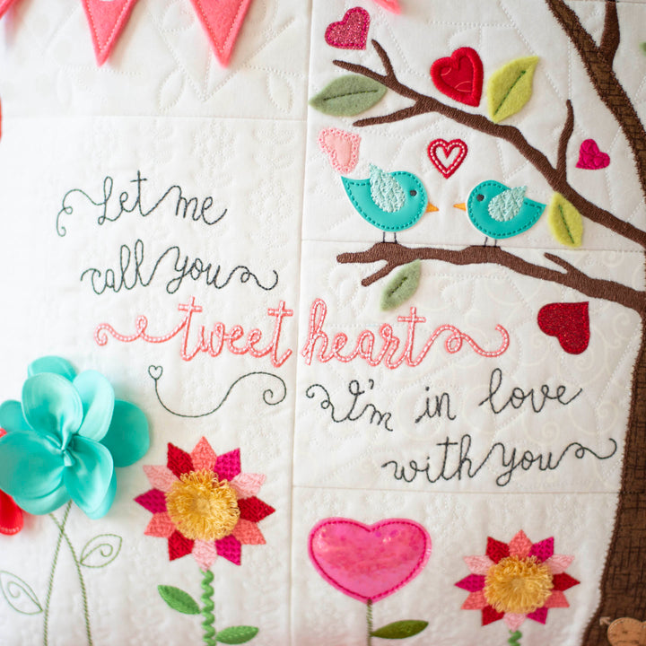 Let Me Call you Tweetheart 22x22" Pillow (Digital Download)