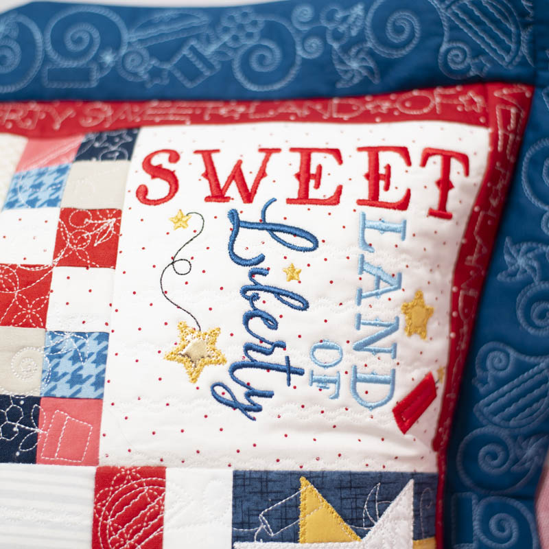Sweet Land of Liberty 22x22" Pillow