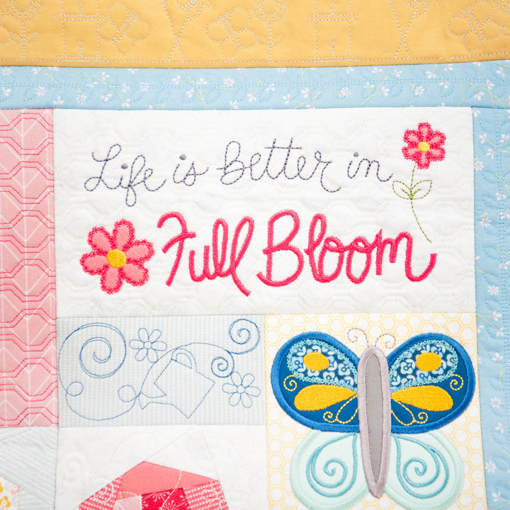 Life is Better in Full Bloom 22 x 22" Pillow (Digital Download)