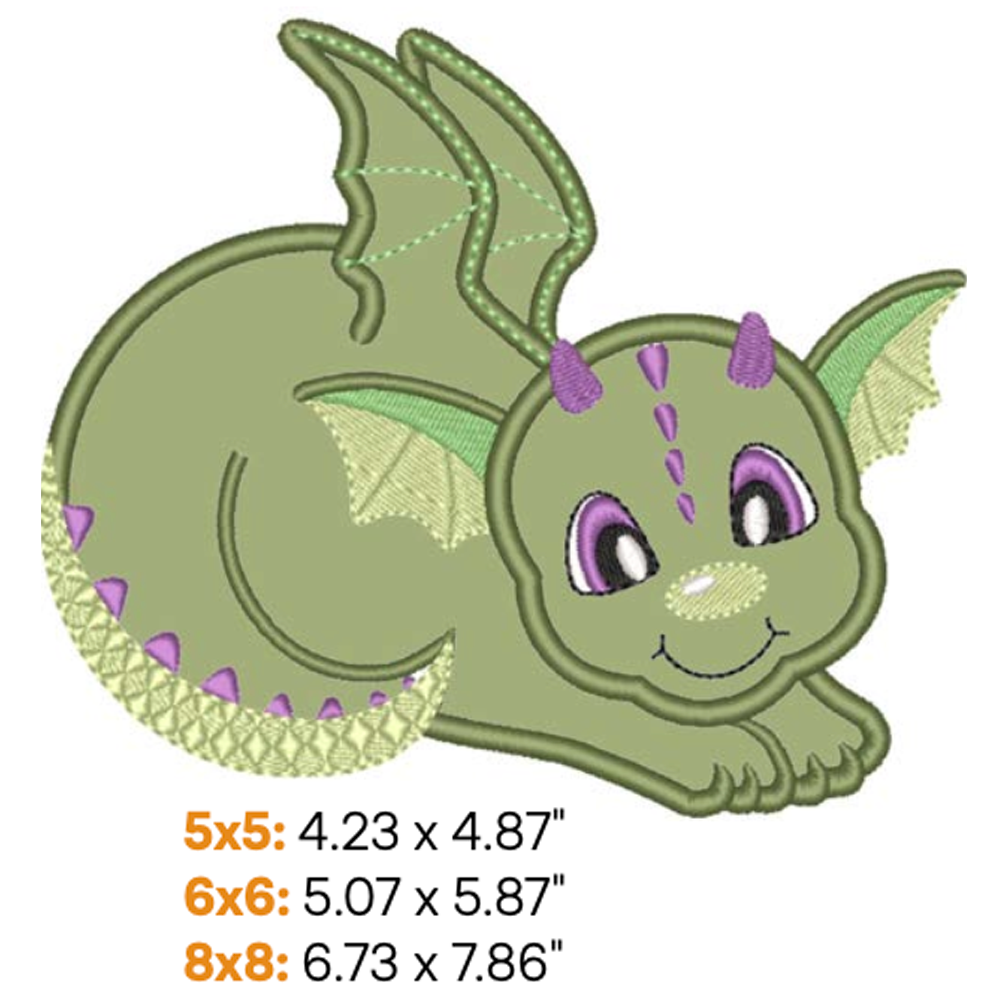 Dragon Applique 1 (Digital Download)
