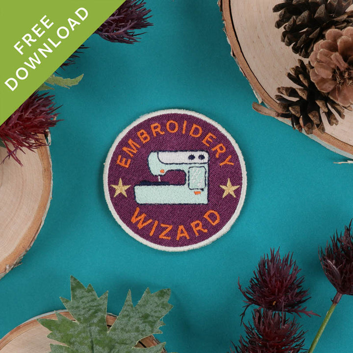Embroidery Wizard Patch