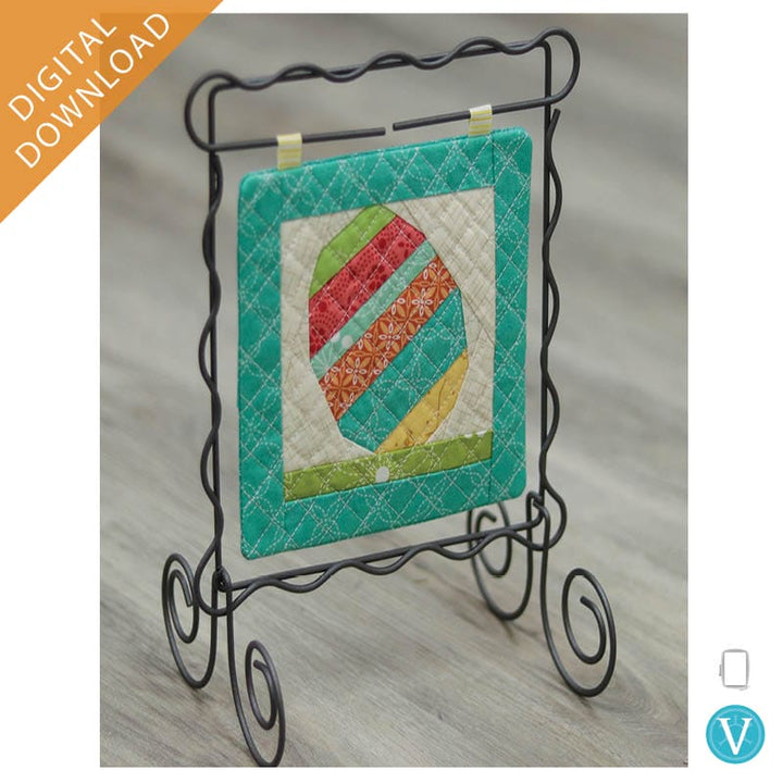 KDVT1054 Machine Embroidery by Number Egg