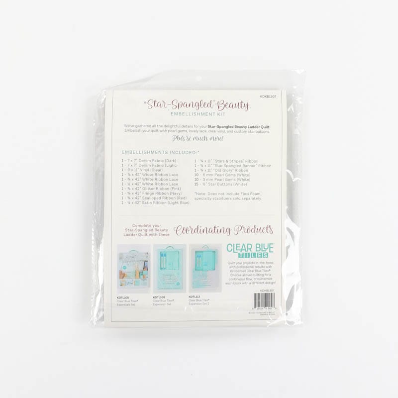 Star-Spangled Beauty Ladder Quilt Embellishment Kit