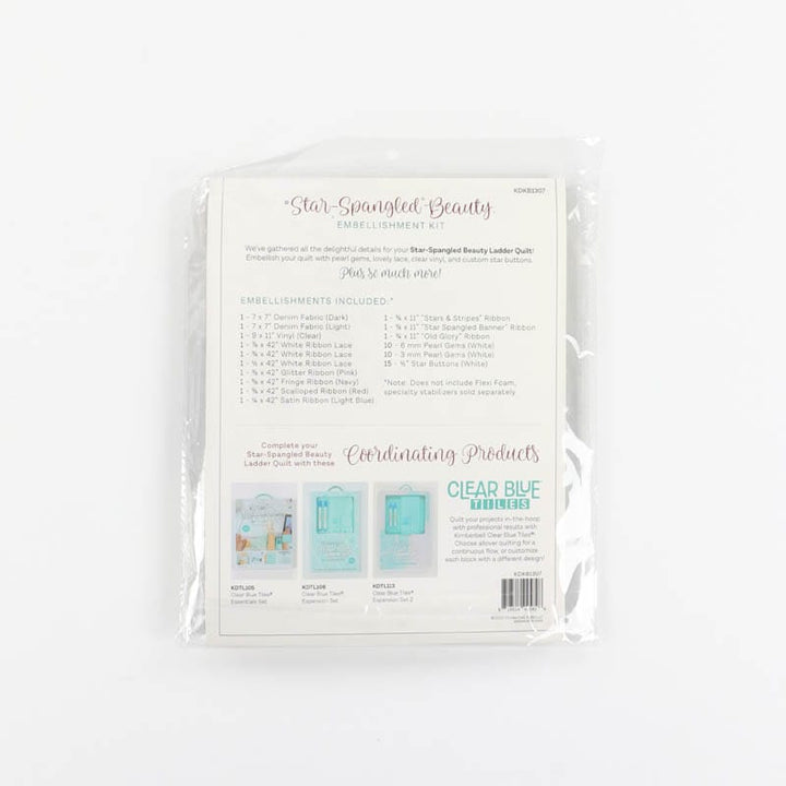 Star-Spangled Beauty Ladder Quilt Embellishment Kit