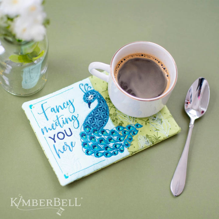 Fancy Meeting You Here Mug Rug (Free Download)