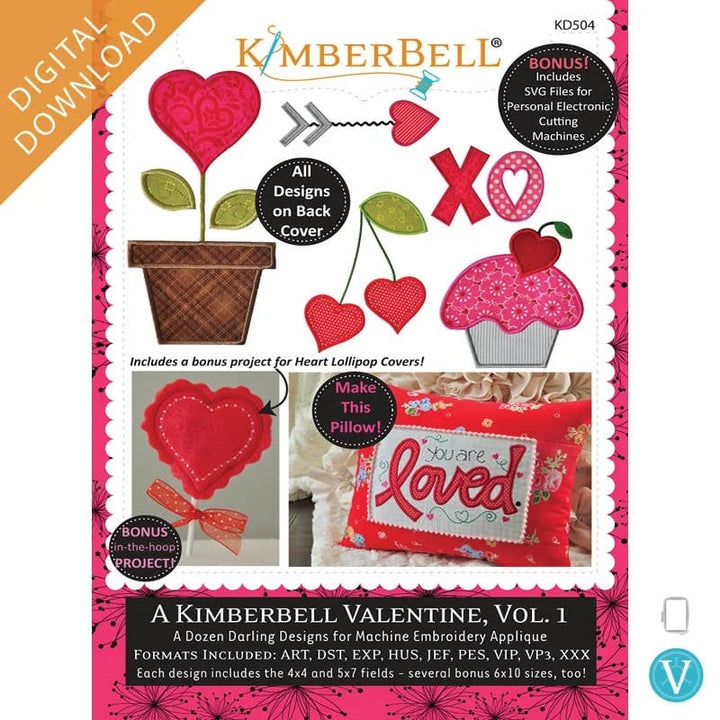 KDVT1045 A Kimberbell Valentine