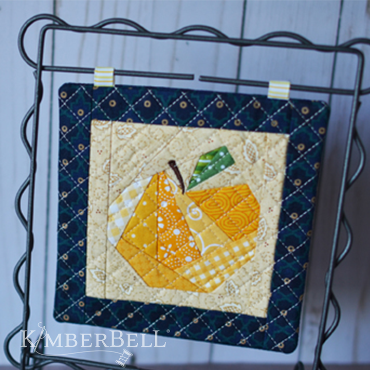 Machine Embroider by Number: Apple