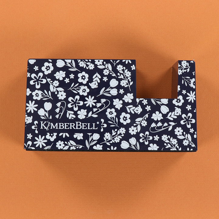 Navy Floral Tape Dispenser