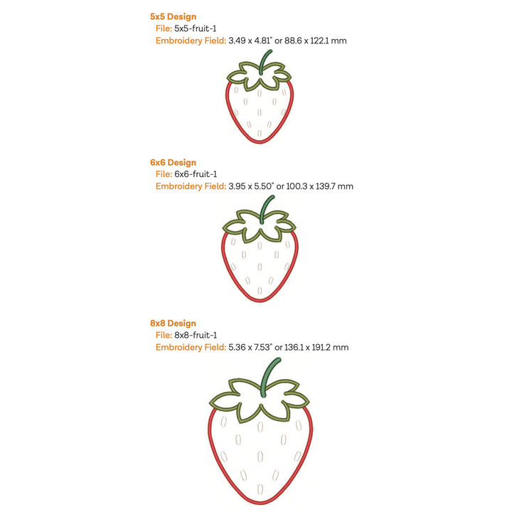 Fruit Applique 1 (Digital Download)