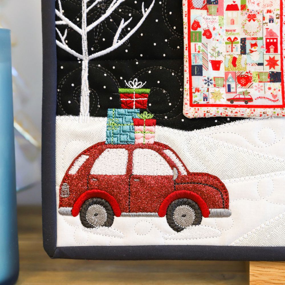 Garnet Applique Glitter