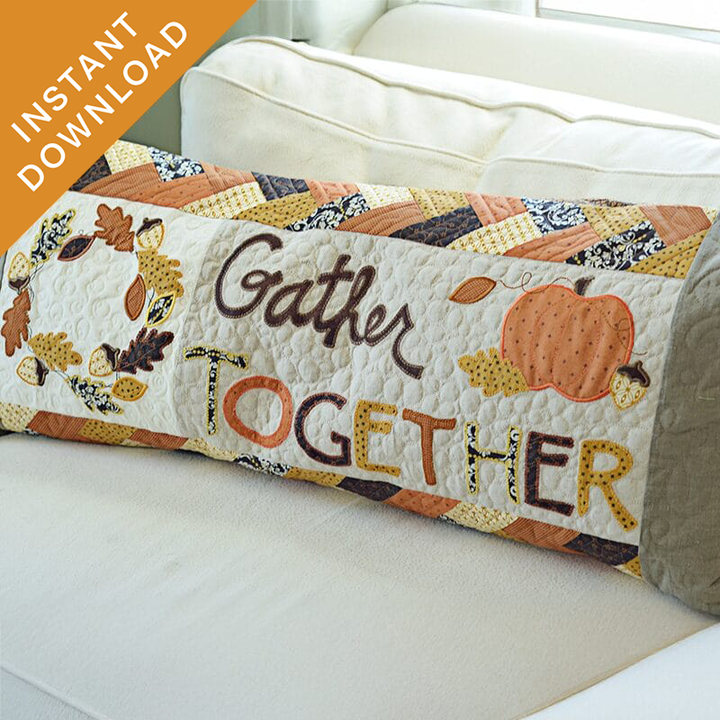Gather Together Bench Pillow (Digital Download)