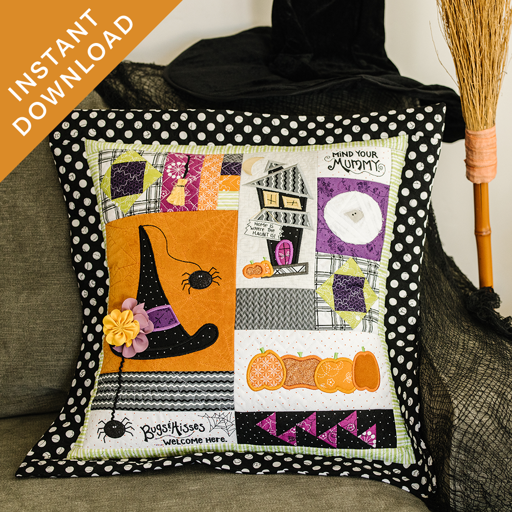 Home Is Where The Haunt Is 22 x 22" Pillow (Digital Download)