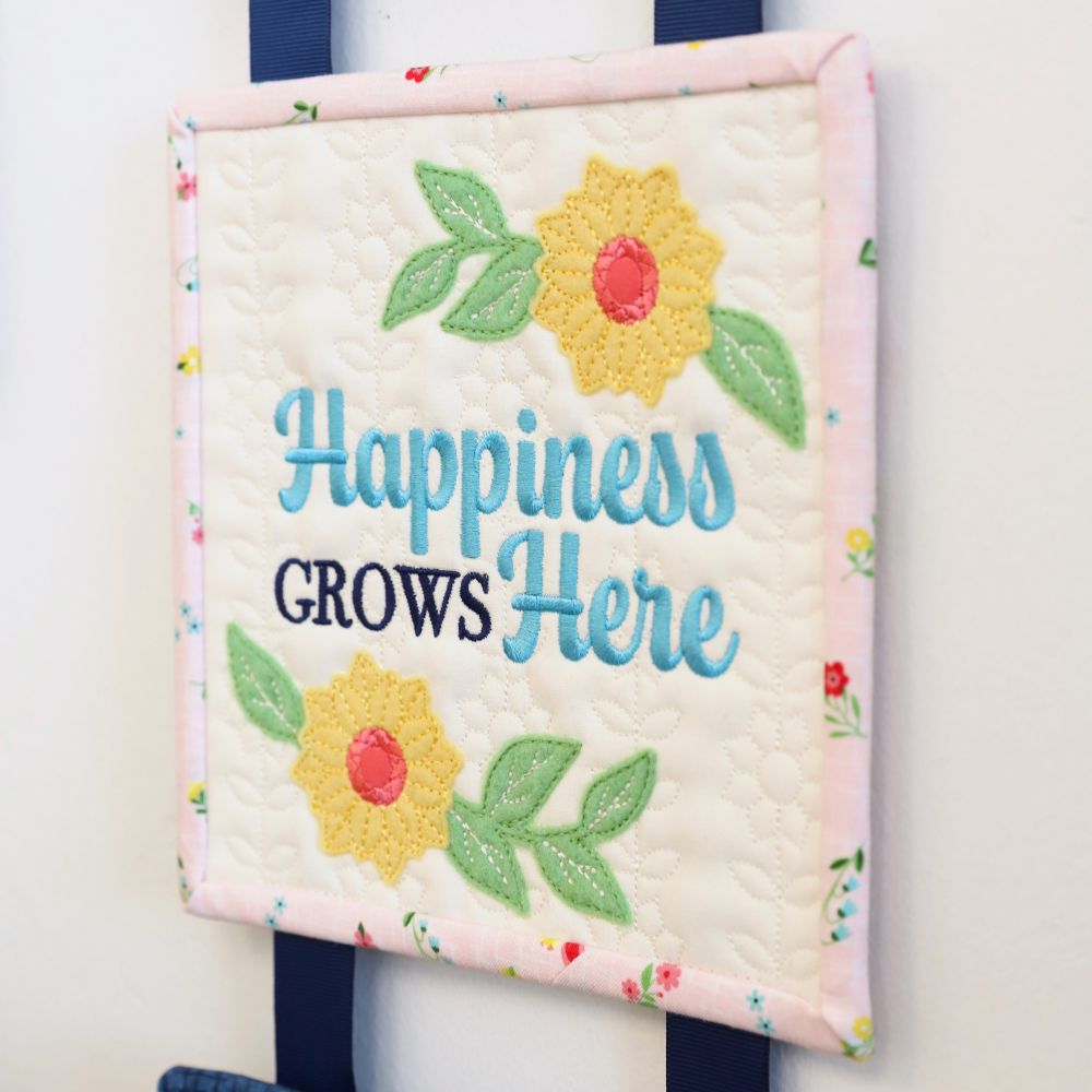 Happiness Grows Wall Hanging (Digital Download)