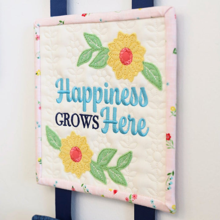 Happiness Grows Wall Hanging (Digital Download)