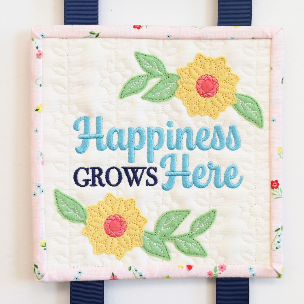 Happiness Grows Wall Hanging (Digital Download)