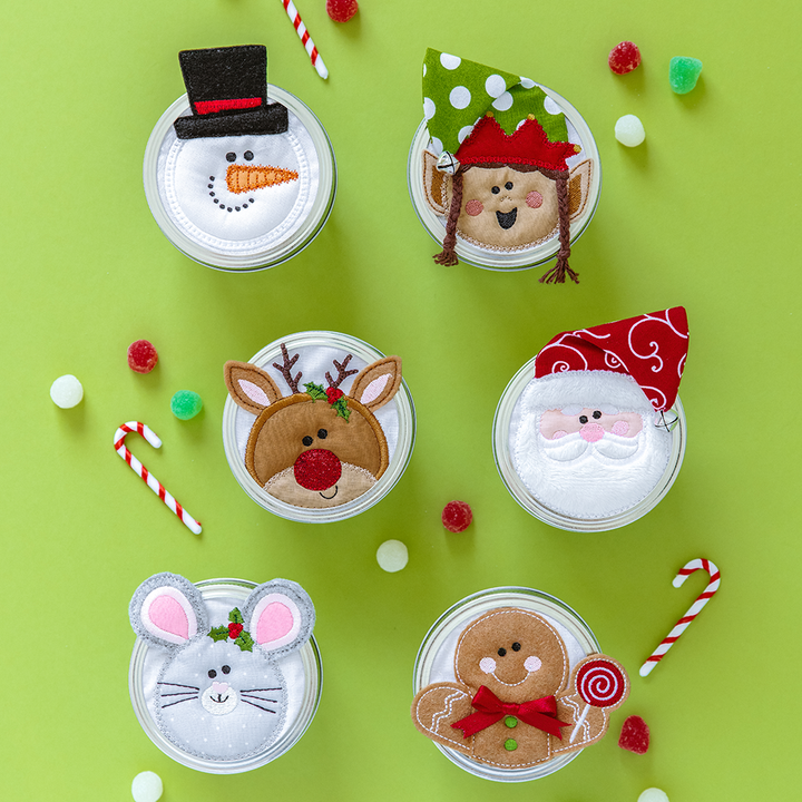 Holiday Jar Toppers & Gift Tags