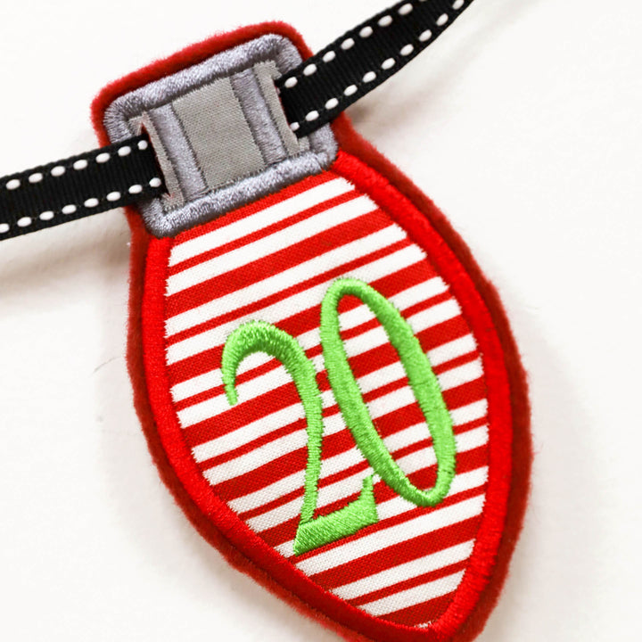 Christmas Light Advent Banner