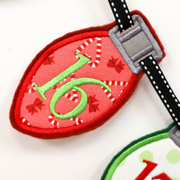Christmas Light Advent Banner