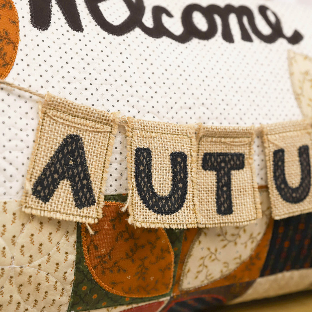 Welcome Autumn Bench Pillow (Digital Download)