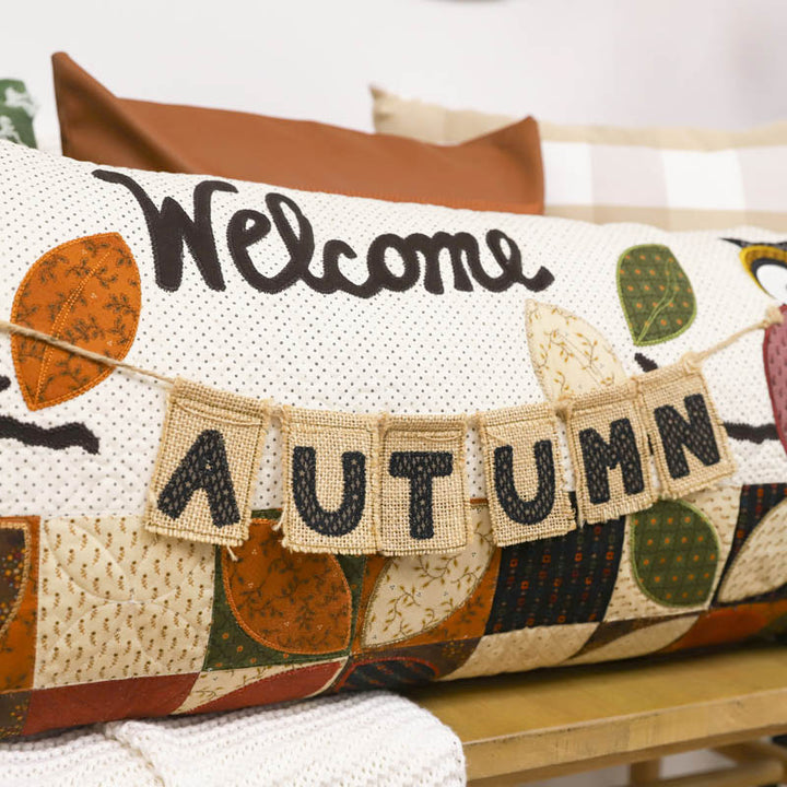 Welcome Autumn Bench Pillow (Digital Download)