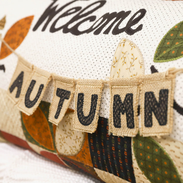 Welcome Autumn Bench Pillow (Digital Download)
