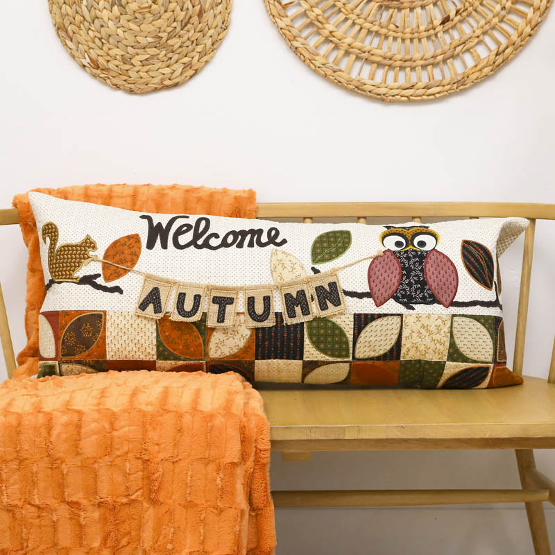 Welcome Autumn Bench Pillow (Digital Download)
