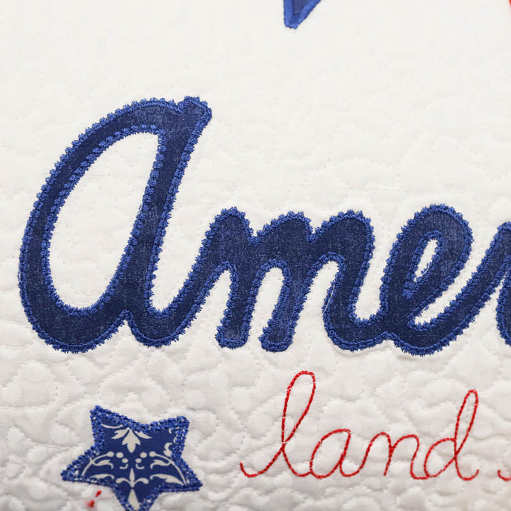 America, Land That I Love! Bench Pillow (Digital Download)