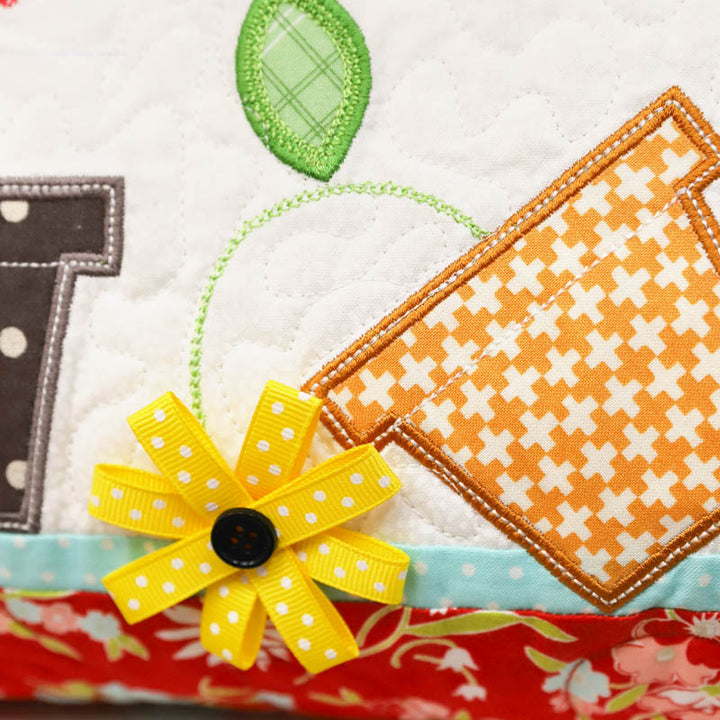 May Flowers Bench Pillow (Digital Download)