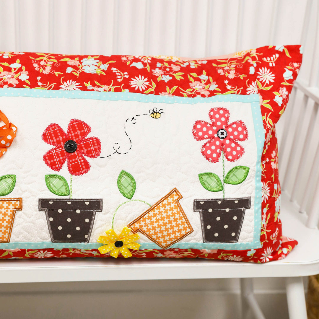 May Flowers Bench Pillow (Digital Download)