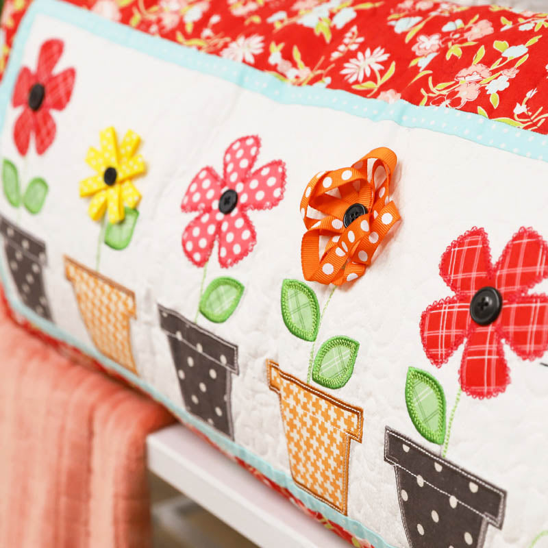May Flowers Bench Pillow (Digital Download)