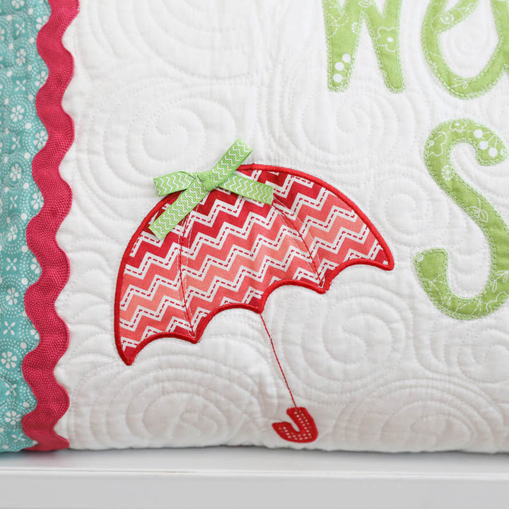 Welcome Spring Bench Pillow (Digital Download)