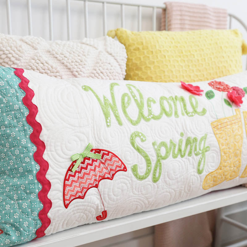 Welcome Spring Bench Pillow (Digital Download)
